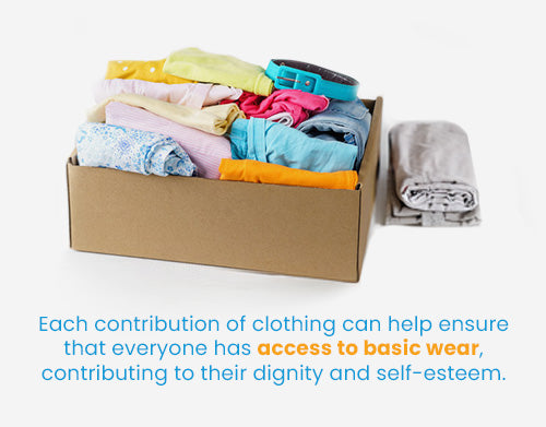 Clothing Package for 10 People includes shirt, pants and shorts