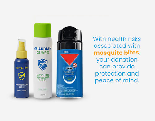 Mosquito Repellant  One Month Supply for a Family