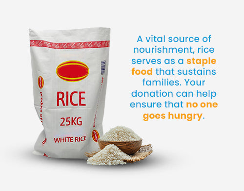 25kg Rice Sack  Local Rice Good for Two weeks for a Family of 4