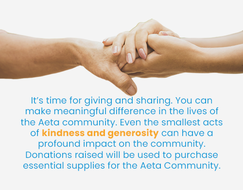 Provide Essential Supplies to the Aeta Community